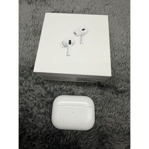 Apple AirPod Pros 2 in excellent shape! Comes with case, cable, packaging, extra